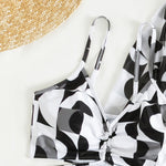 Biquíni + Saída de Praia Feminino Estampado