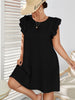 Vestido Plus Size Curto Estampa Lisa