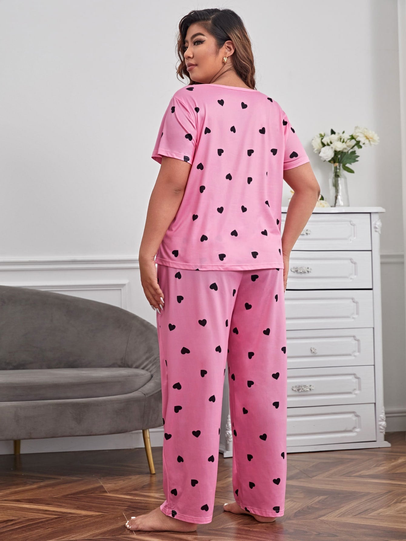 Pijama Plus Size Longo Feminino Soltinho