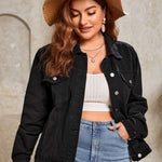 Jaqueta Jeans Feminina Plus Size