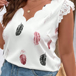 Blusa Feminina Plus Size Estampada