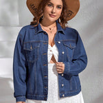Jaqueta Jeans Feminina Plus Size