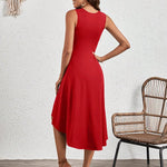 Vestido Midi Feminino Regata Elegante