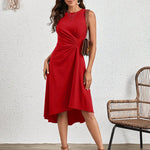 Vestido Midi Feminino Regata Elegante