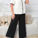 Pijama Longo Feminino Plus Size Soltinho