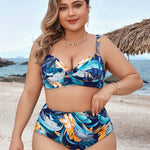 Biquíni Plus Size Cintura Alta com Alta Sustentação