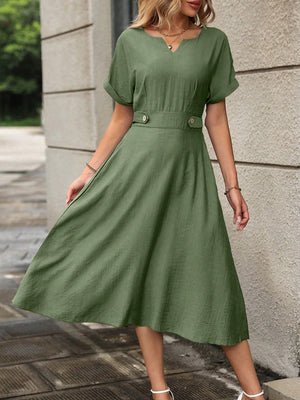 Vestido Midi com Bolso