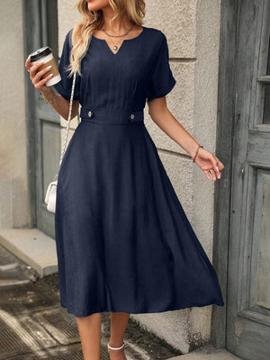Vestido Midi com Bolso
