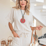 Conjunto Feminino de Linho