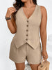Conjunto Colete Feminino Plus Size
