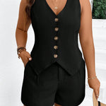 Conjunto Colete Feminino Plus Size