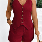 Conjunto Colete Feminino Plus Size
