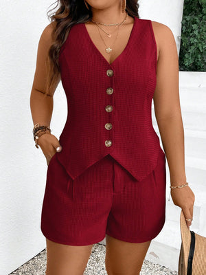 Conjunto Colete Feminino Plus Size