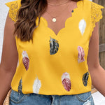 Blusa Feminina Plus Size Estampada