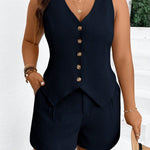 Conjunto Colete Feminino Plus Size