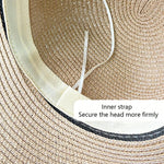 Conjunto Chapéu de Palha Feminino e Bolsa Grande