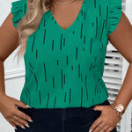 Blusa Plus Size Feminina Listrada