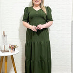 Vestido Plus Size Longo Liso - Entrega Rápida