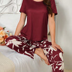 Pijama Longo de Malha Feminino Soltinho