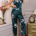 Pijama Feminino Longo de Seda Regatinha e Calça