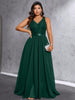 Vestido Longo Plus Size Festa Elegante Decote V