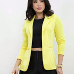 Blazer Feminino de Alfaiataria Social Acinturado