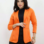 Blazer Feminino de Alfaiataria Social Acinturado