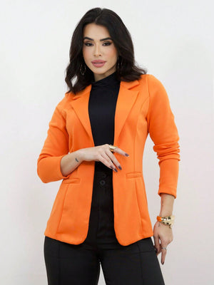 Blazer Feminino de Alfaiataria Social Acinturado