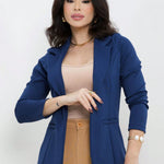 Blazer Feminino de Alfaiataria Social Acinturado