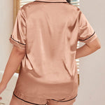 Pijama Plus Size Feminino Curto Elegante de Cetim