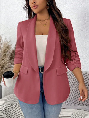 Blazer Feminino Plus Size Meia Manga