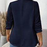 Blazer Feminino Plus Size Meia Manga