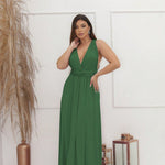 Vestido Longo Multiformas Festa + Clutch de Brinde