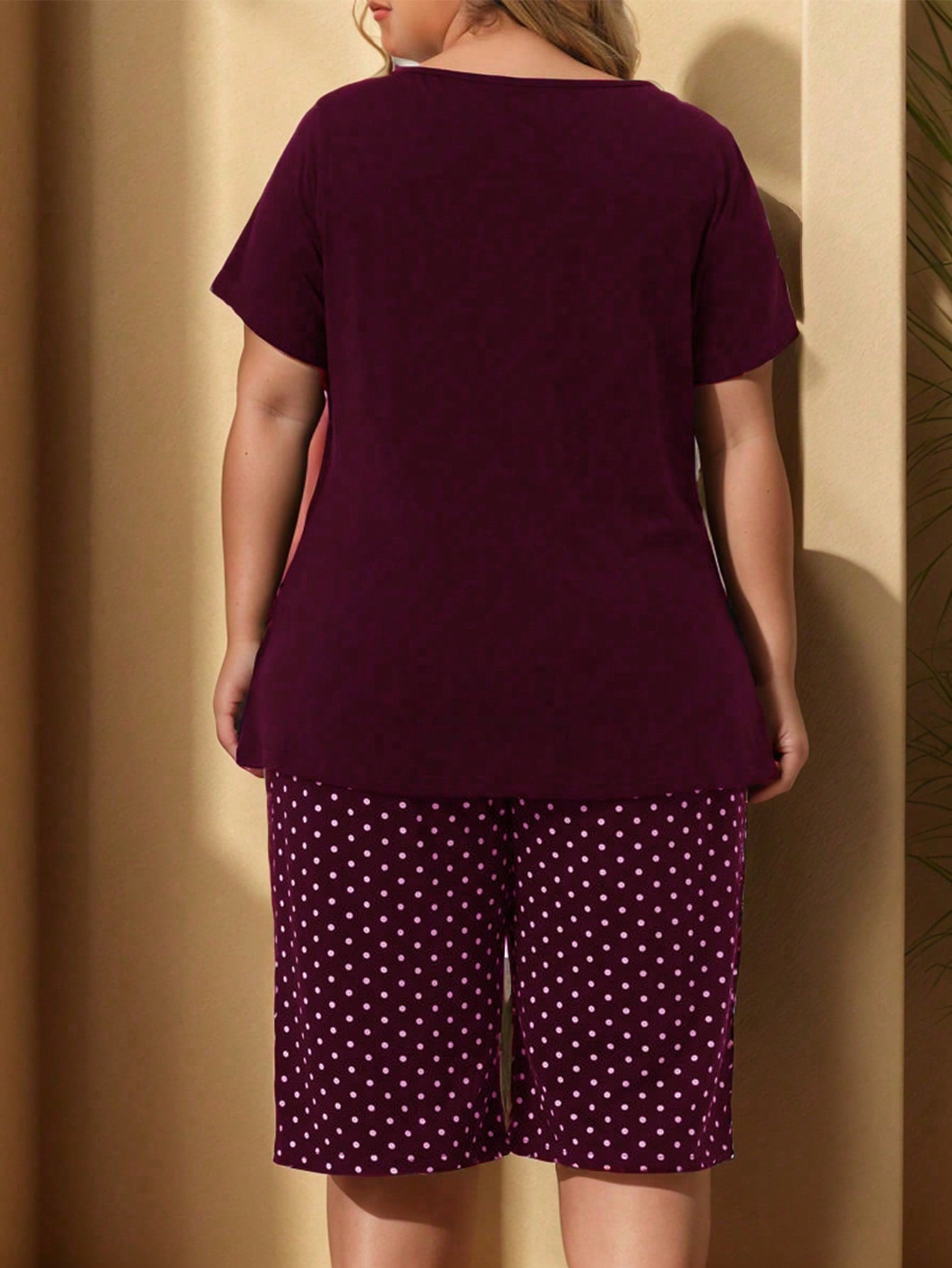 Pijama Feminino Plus Size Capri e Blusa Gatinho