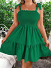 Vestido Curto Plus Size Franzido com Laços