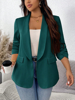Blazer Feminino Plus Size Meia Manga