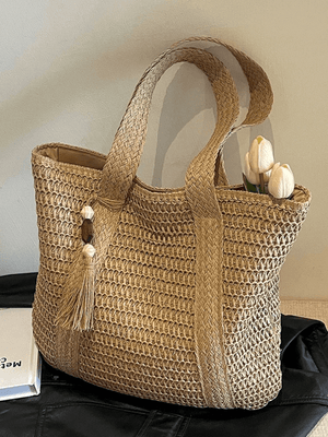 Bolsa Feminina de Palha Grande