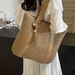 Bolsa Feminina de Palha Grande