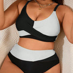Biquini Plus Size Alta Sustentação Cruzado