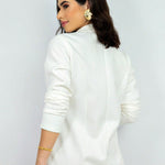 Blazer Feminino de Alfaiataria Social Acinturado