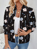 Jaqueta Bomber Feminina com Estampa Floral