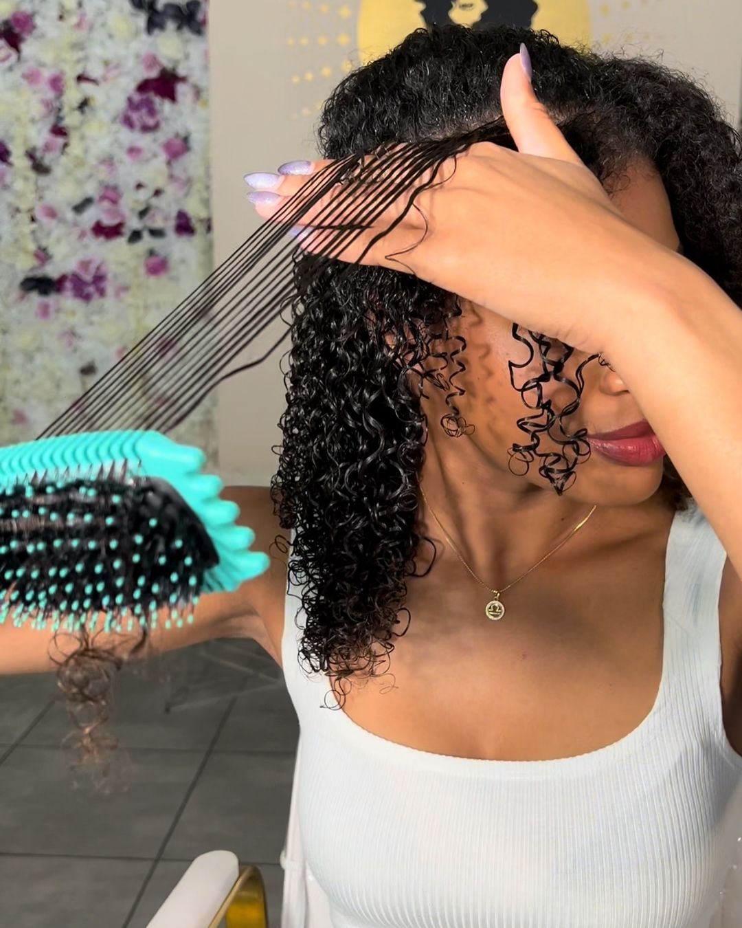Escova para Cabelo Cacheado