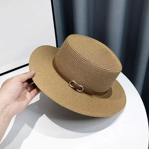 Chapéu Feminino Paris Luxo Maleável Palha Sintética