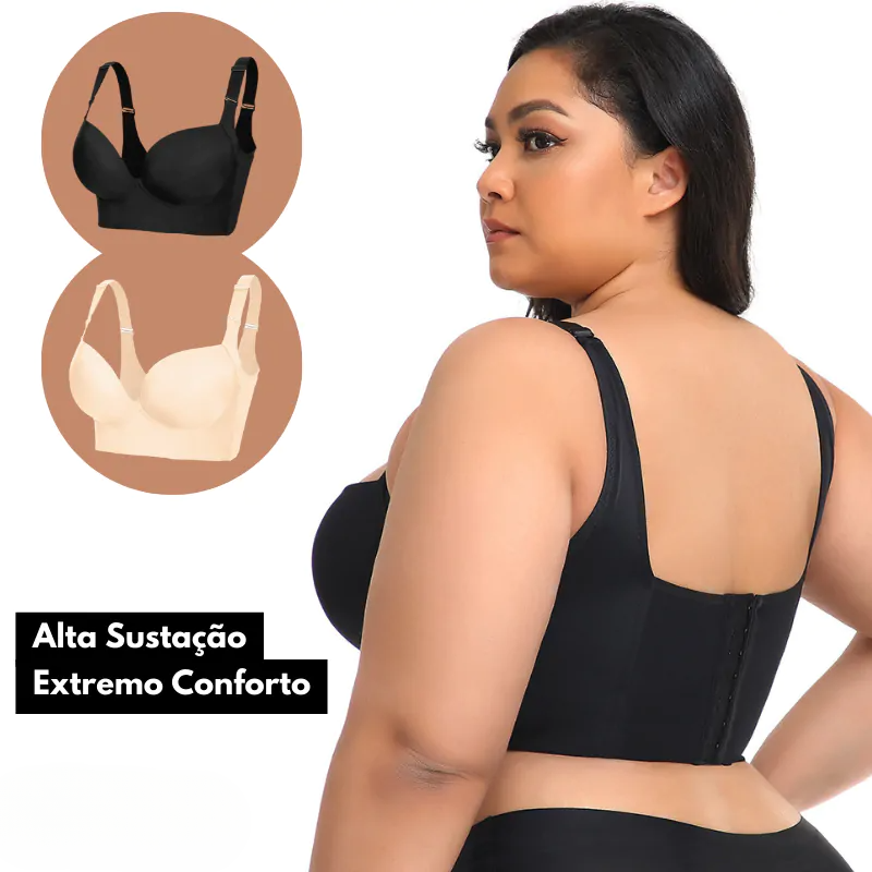 [ Compre 1 Leve 2 ]Sutiã push-up Efeito Modelador - O Número 1 em Conforto e Firmeza!