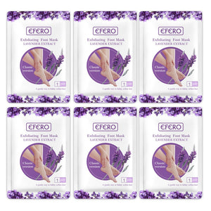 Kit 6 Pares de Meia Esfoliante Para Pés - Máscara Peeling Esfoliante Para Pés