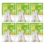 Kit 6 Pares de Meia Esfoliante Para Pés - Máscara Peeling Esfoliante Para Pés