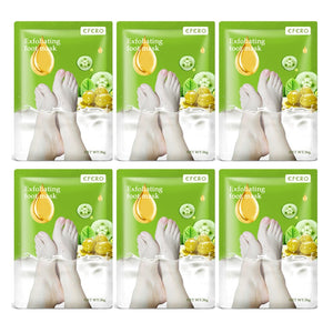 Kit 6 Pares de Meia Esfoliante Para Pés - Máscara Peeling Esfoliante Para Pés