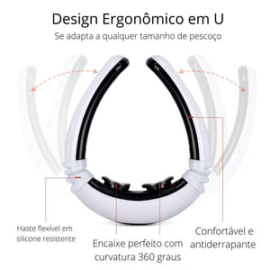 Massageador Pescoço - Massageador Cervical  c/ Eletrodo