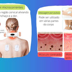 Massageador Pescoço - Massageador Cervical  c/ Eletrodo