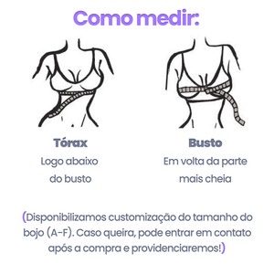Sutiã Femme Comfort™ Premium - Suporte Máximo - (PAGUE 1 e LEVE 2)